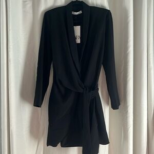Zara Blazer Wrap Dress. NWT! Size large.
